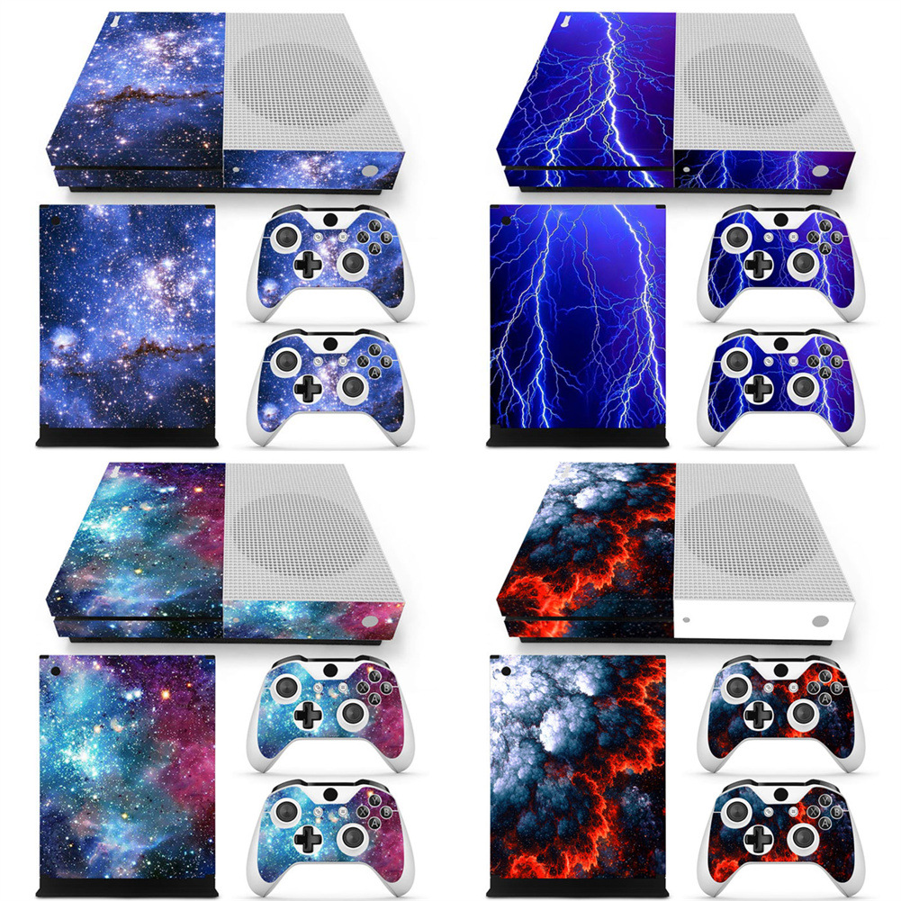 XBOX ONE S游戏机贴纸主机贴xbox one s贴膜彩贴starry sky星空