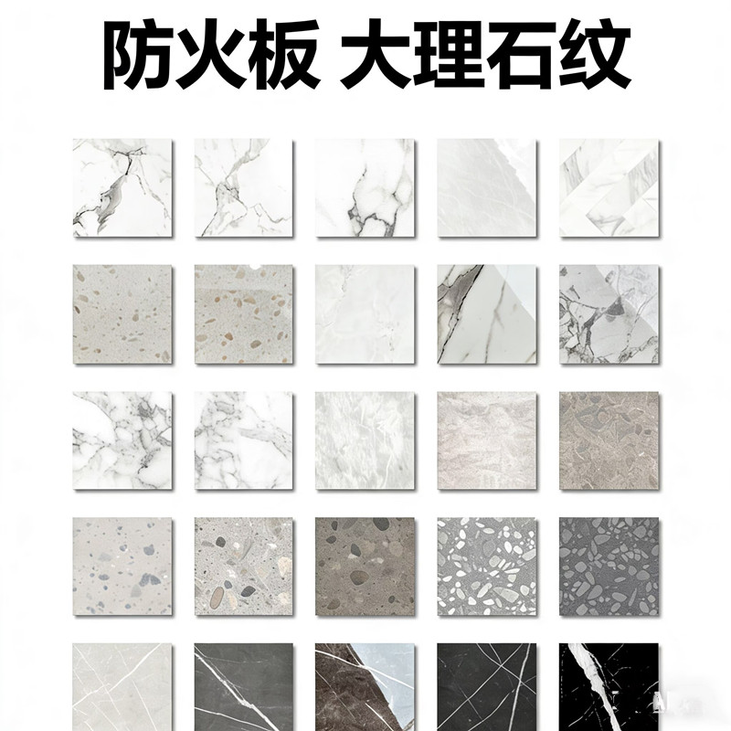 防火板材大理石水泥色水磨石纹耐饰面板
