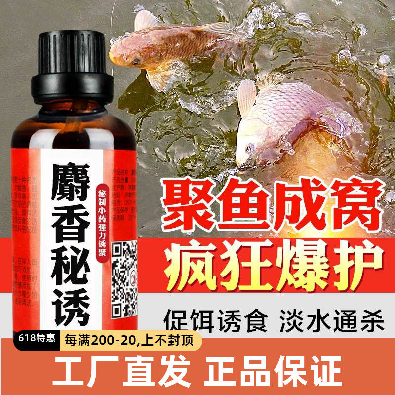 春江麝香秘诱钓鱼小药四季诱鱼果酸丁香添加剂鲫鱼鲤鱼草鱼饵料