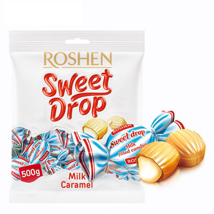 乌克兰进口如胜滴滴香爆浆特浓牛奶糖七夕糖果礼品喜糖年货零食品