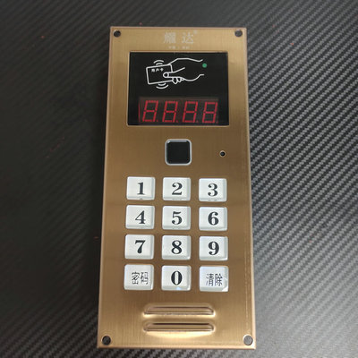 耀达新款2639DMB楼宇对讲主机四线指纹密码刷卡NFC开锁门控面板