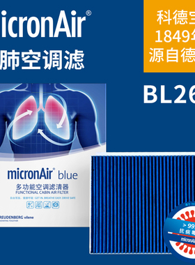科德宝抗病毒蓝肺空调滤芯BL268适用极氪001 FR极氪009 7X极越01