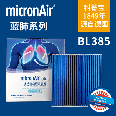 科德宝活性炭+抗病毒空调滤清器