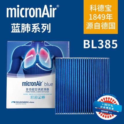 科德宝蓝肺空调滤芯格BL385适配本田CRV皓影冠道思域飞度雅阁型格