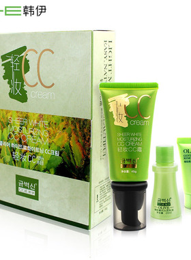 韩伊轻妆CC霜 丝柔修容霜45g 遮瑕提亮滋润祼妆清透保湿