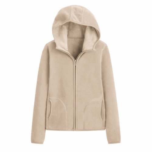 早春柔软连帽外套无宽松