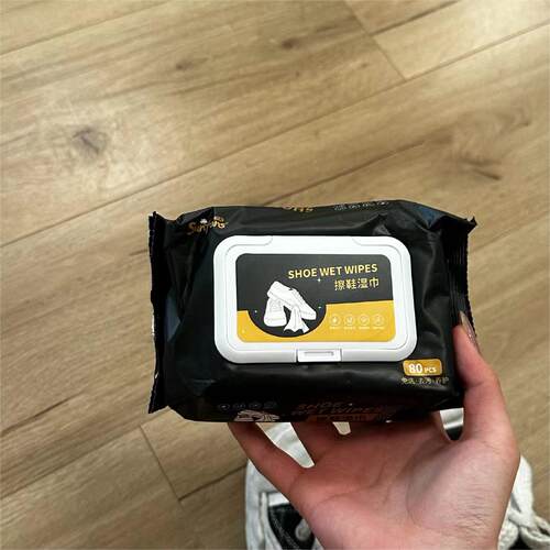 团购80抽小白鞋擦鞋湿巾大包免洗清洗剂运动球鞋去污清洁湿巾