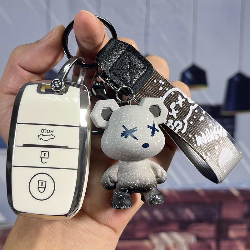 适用起亚钥匙套k2k3k5kx3x5/7智跑kxcross索兰托奕跑车钥匙包壳扣