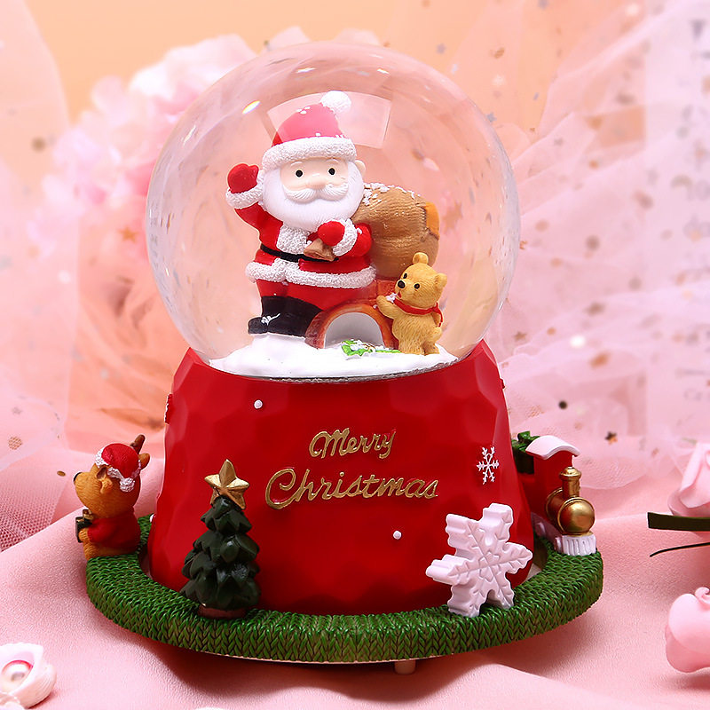 Christmas crystal ball Snowflake Music box rotate The music box girl student girl Friend children birthday giftin the Festive supplies/Gift , Other Festival Gifts  category - from Buy2taobao.com to provide professional Taobao agent buy service