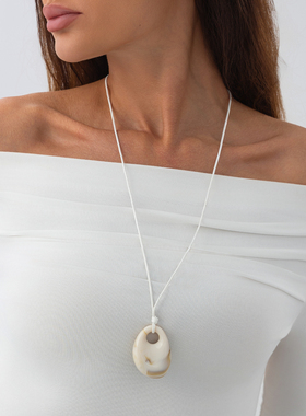 可拉伸调节蜡线项链女 欧美复古个性百搭时尚网红ins写真拍照饰品