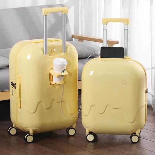 新款雪糕行李箱海关锁学生拉杆箱