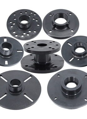 驱动头转换盘法兰盘音响高音号角转接头平螺口内外牙塑料外壳配件