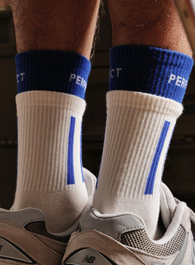 假两双袜口潮牌中筒袜男士cityboy潮流个性男袜街头百搭长袜潮袜