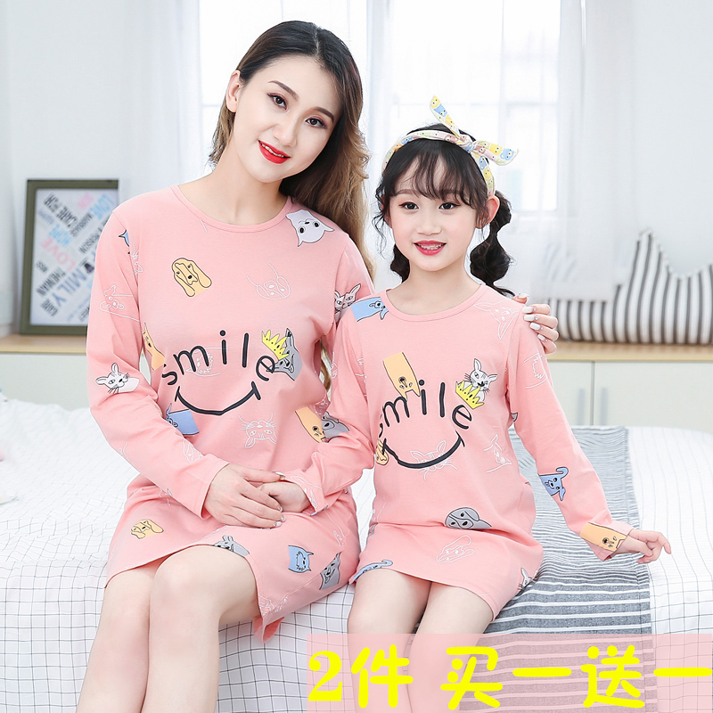 女童纯棉睡裙亲子宝宝