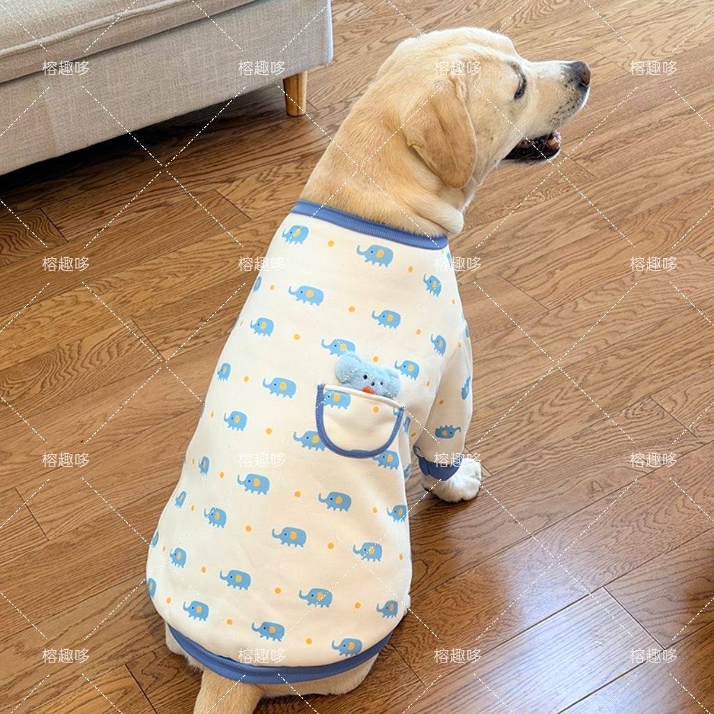 拉布拉多衣服秋冬保暖防掉毛金毛萨摩耶中大型犬衣服宠物狗狗衣服