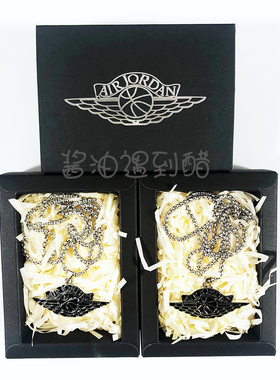 aj1飞翼项链小众潮流球鞋吊坠暗黑钛钢街头嘻哈个性情侣运动配饰