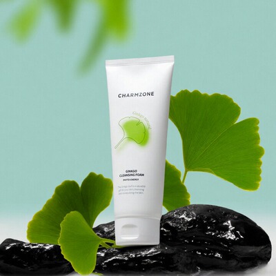 婵真银杏泡沫洗面奶洁面乳控油舒缓深层清洁毛孔控油学生温和