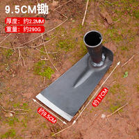 Multi-functional small hoe, a special gardening tool for digging, a household and outdoor farm tool, a forged weeding hoe, a vegetable and flower planting hoe thumbnail 5