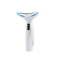 Red Light Face & Neck Beauty Device Facial Massager Tool thumbnail 6