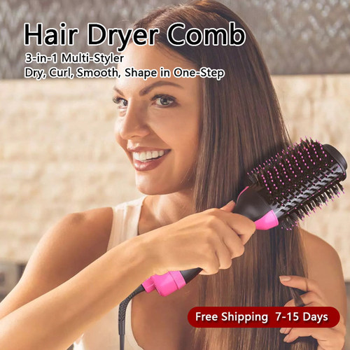 3-in-1HairDryerComb