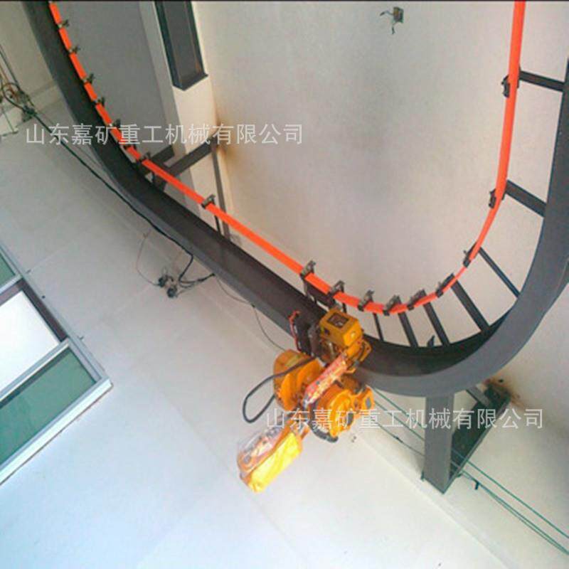 现货单轨吊轻轨左开道岔安装简单单轨吊轻轨左开道岔