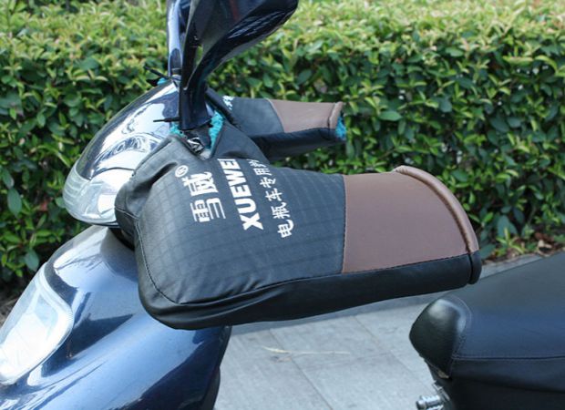 冬季电动车三轮车保暖防风手套