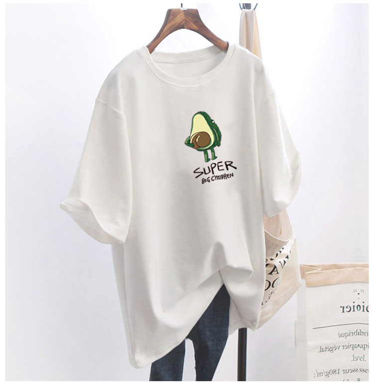 5 colors summer fat mm200kg plus size medium length 26pcs cotton Korean Short Sleeve T-Shirt