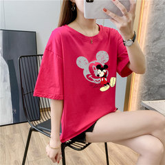 White cotton short sleeve t-shirt female 9 colors new summer T-shirt net red ins super fire top