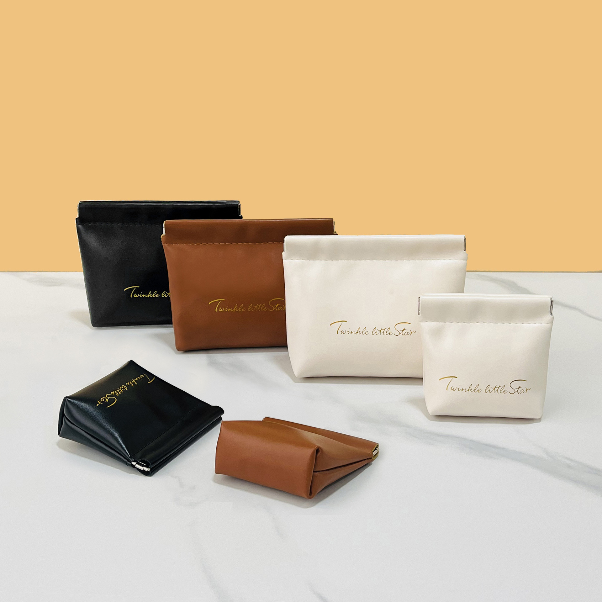 自动闭合弹片包数据线收纳袋