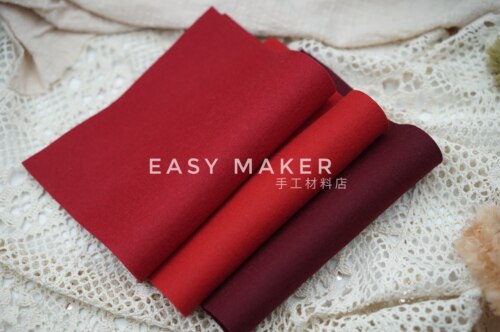 羊毛布花easymaker手工DIY