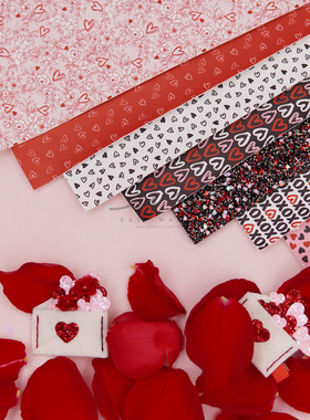 easymaker出口闪布DIY手工制作材料ins蝴蝶结发夹IG红色发饰儿童