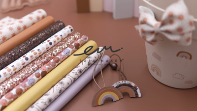 diy材料手工闪光发卡蝴蝶结彩虹