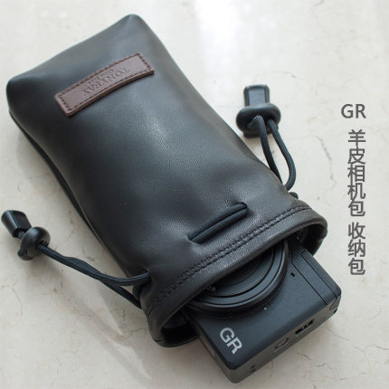 羊皮相机袋适理光GR收纳包GR2GR3GR4收纳袋gr3x卡片相机包内胆包