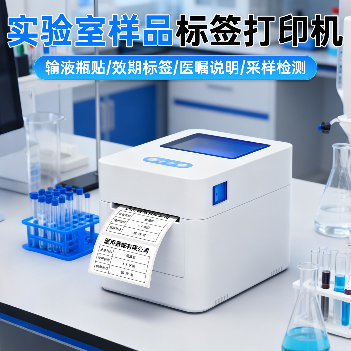 【实验室样品标签机】一机全搞定