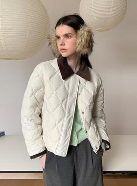 MOXI十三行女装2025冬季新款韩版棉服夹克外套小个子短款羽绒服女