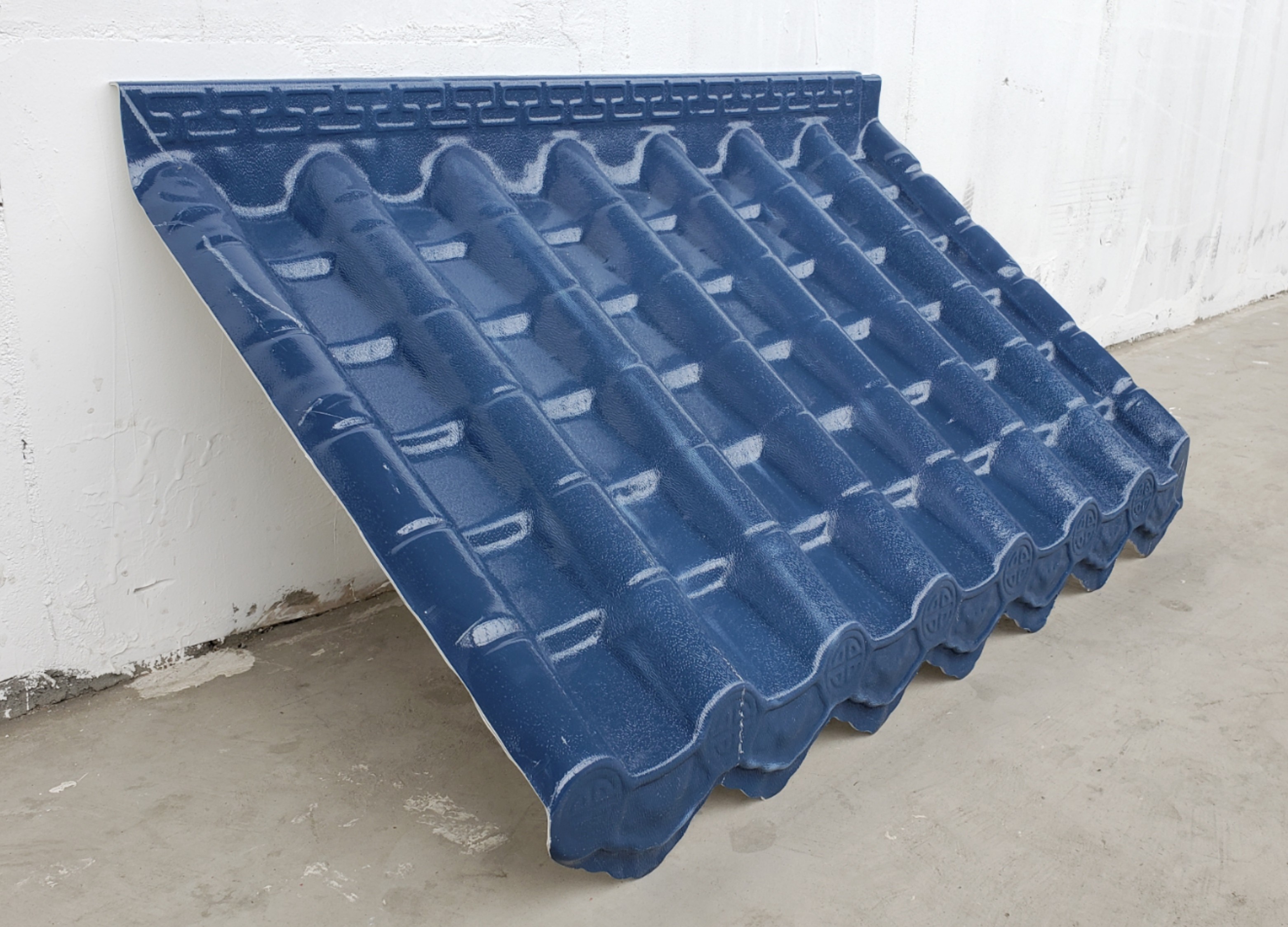 树脂一体瓦仿古屋檐瓦门头瓦s塑料瓦围墙瓦盛世虹鑫墙头瓦别墅瓦