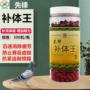 西安先锋鸽药赛鸽比赛补体能丸赛后恢复增加耐力先锋补体王300粒