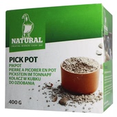 比利时耐久能营养土红土罐单罐400克 红啄石保健沙子