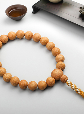 尼泊尔精品高密小凤眼菩提子流苏21颗27颗手串手持文玩念珠菩提籽