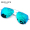 Polarized BL8011D90 Blue Green Mirror Reflective Lens Silver Frame