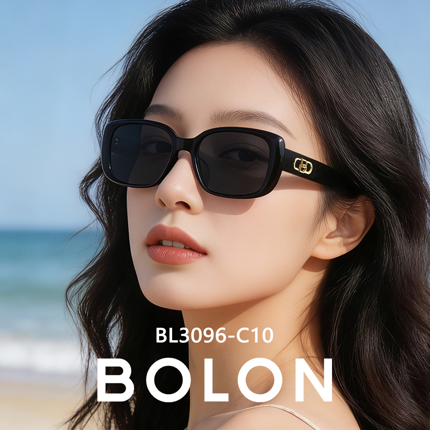 暴龙眼镜2026新款小框复古太阳镜女防紫外线猫眼窄框墨镜男BL3096