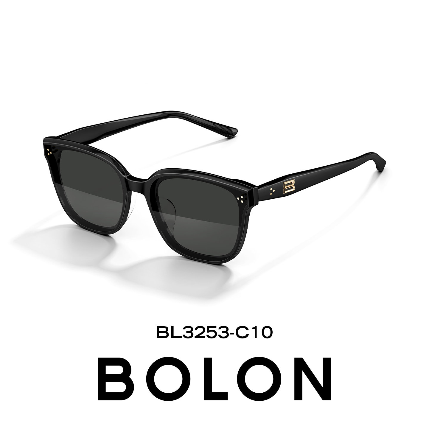 暴龙眼镜2026年新款偏光墨镜女款百搭黑超方框太阳镜男士BL3253