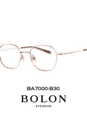 暴龙近视眼镜小框防蓝光镜架女商务轻质可配度数男BA7000 BA7001