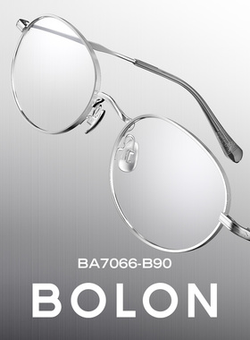 BOLON暴龙近视眼镜框26新品金丝椭圆形时尚金属可配度数女BA7066