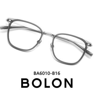 暴龙近视眼镜框男可配度数钛架浅棕色防蓝光钛金属眼镜架女BA6010