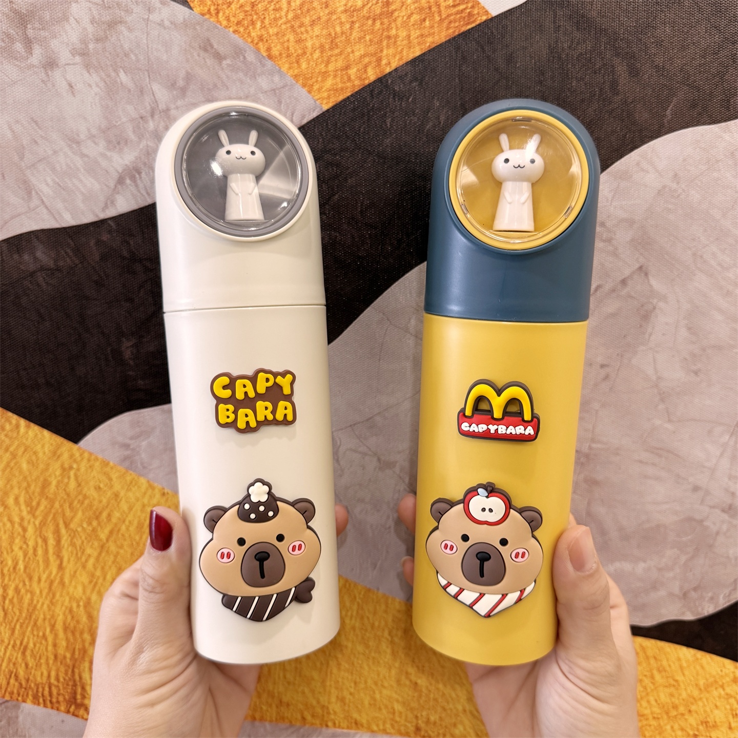 卡通可爱旅行刷牙洗漱杯情侣款