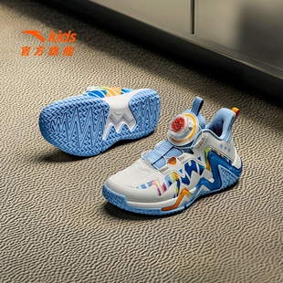 逆鳞安踏儿童男小童少儿专业篮球鞋青少年男宝夏季新款运动鞋童鞋