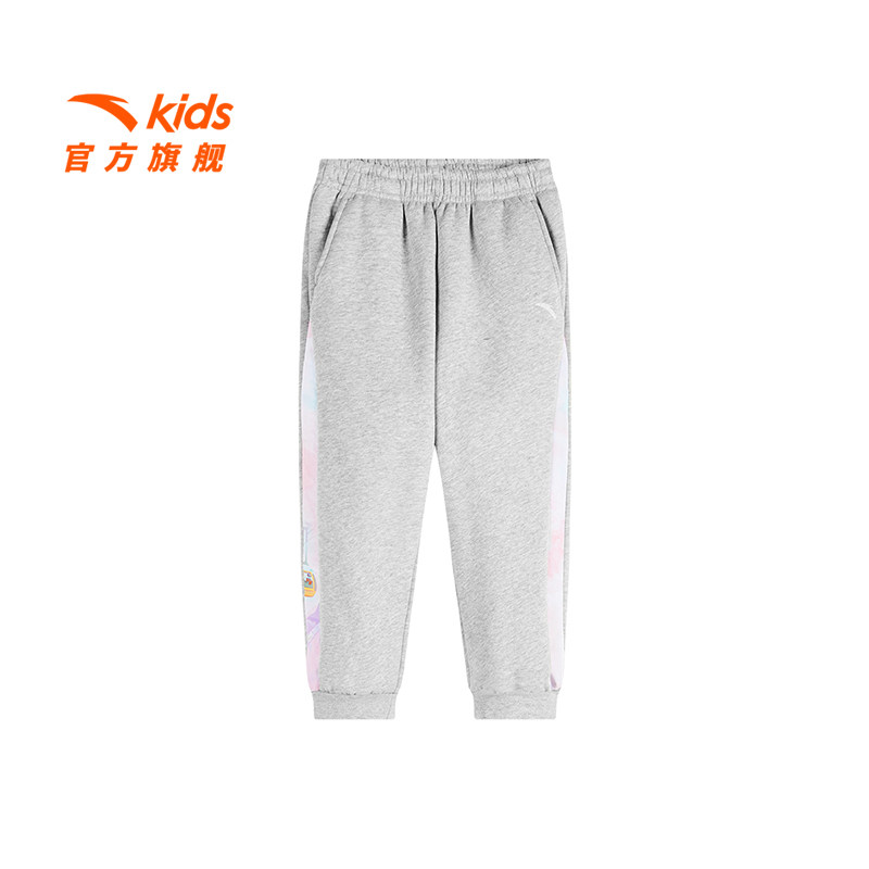 安踏儿童加绒裤子保暖运动长裤冬季新款小童宝宝户外