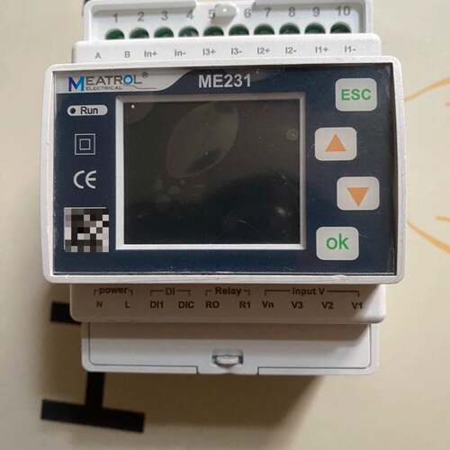 可维修MEATROL多功能导轨智能电表ME231电能监测RS485