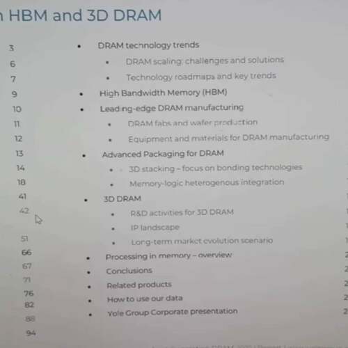 可议价Yole报告 Next-Generation DRAM 20